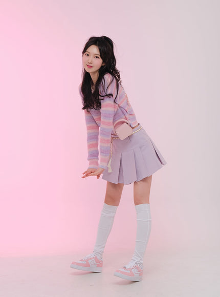Ribbed Knee Socks BM19