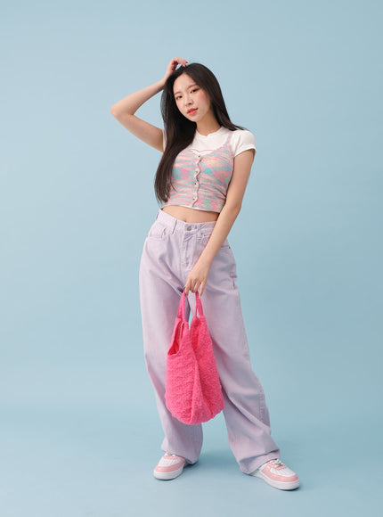 Bubblegum Wide Pants BY18