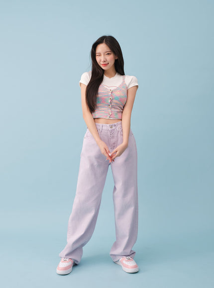 Bubblegum Wide Pants BY18