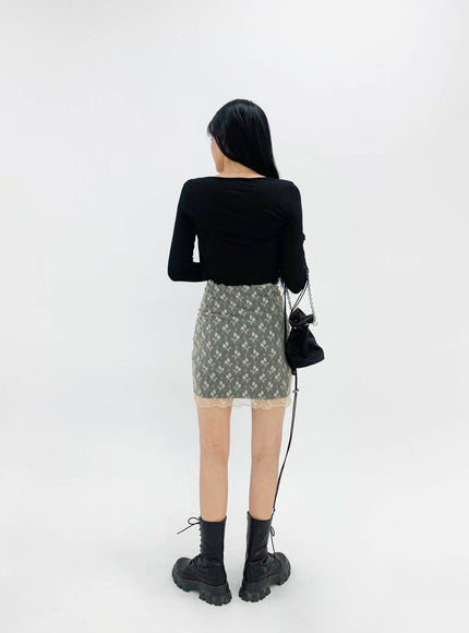 Ribbed Cropped Cardigan CCM03