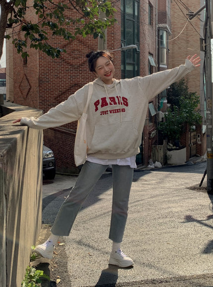 Printed Oversized Hoodie BA15