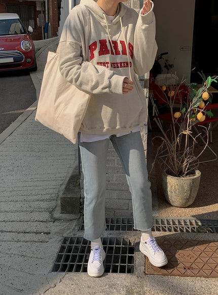 Printed Oversized Hoodie BA15