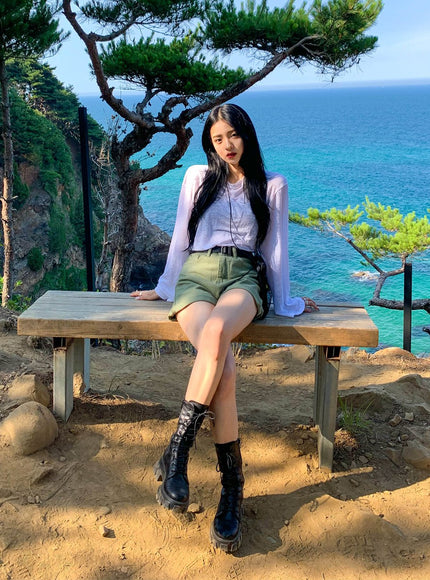 Drawstring Square Crossbody Bag CCM02