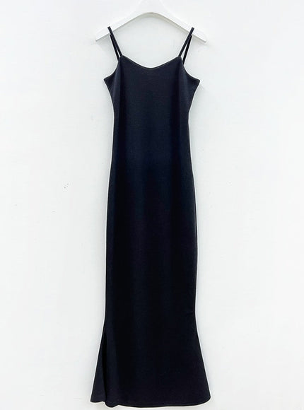 Zip up Hoodie and Sleeveless Maxi Dress Set J31