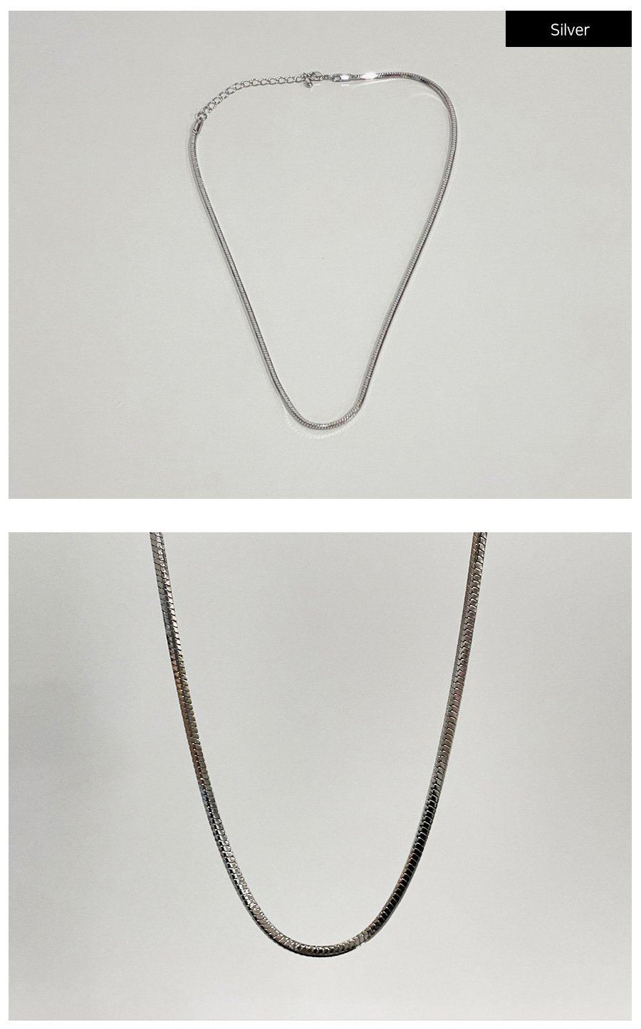 Silver Chain Necklace CM6