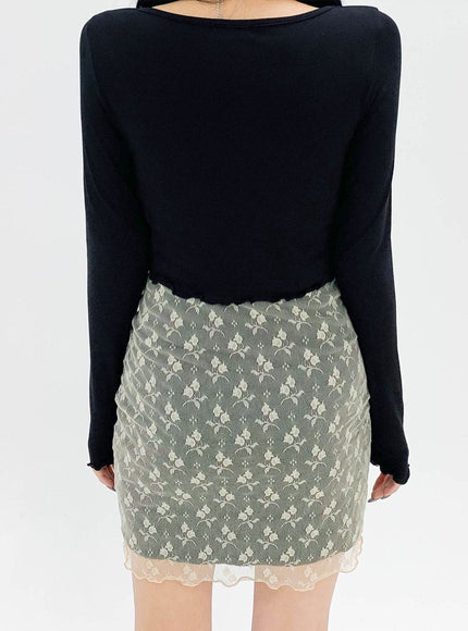 Ribbed Cropped Cardigan CCM03
