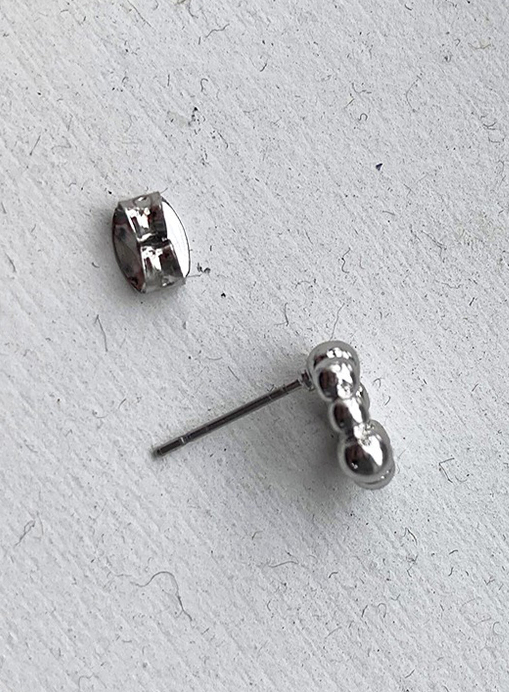 Silver Ball Mini Earrings
