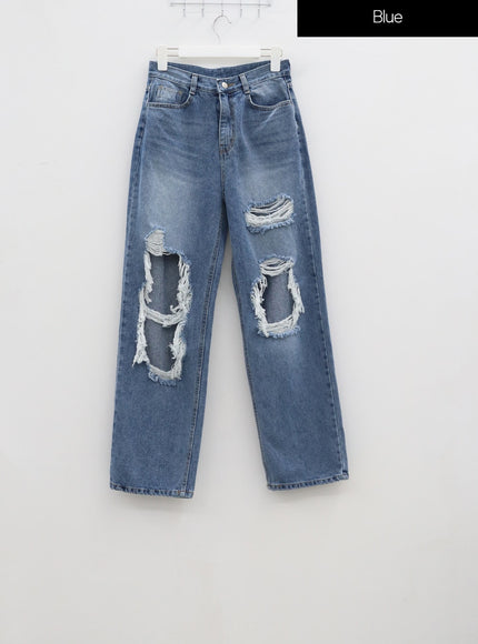 Ripped Knee Jeans IA305