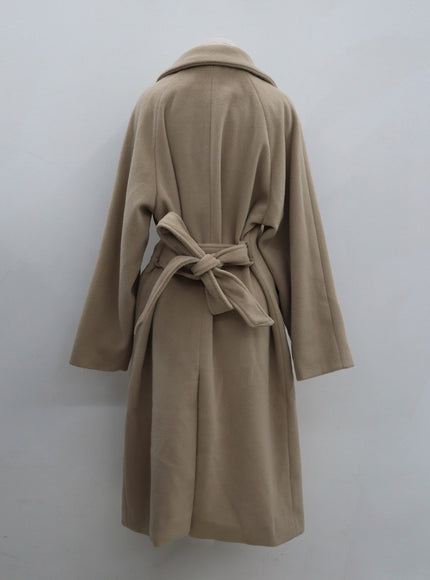 Waist Tie Oversized Button Coat ID23