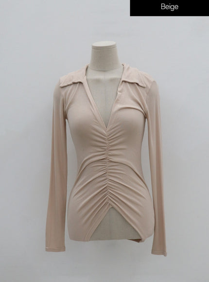 V-Neck Long Sleeve T-Shirt IG12