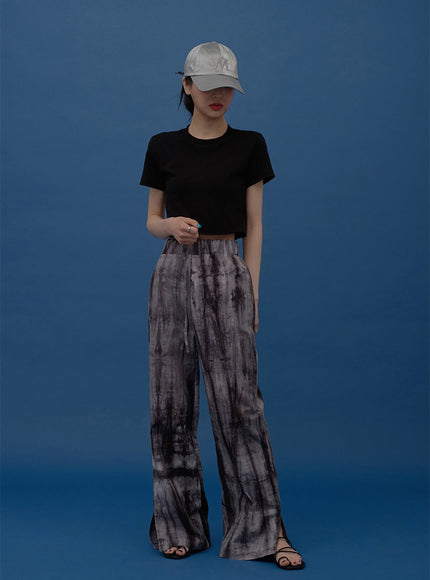 Short Sleeve Crop T Shirt F22