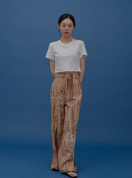 Short Sleeve Crop T Shirt F22