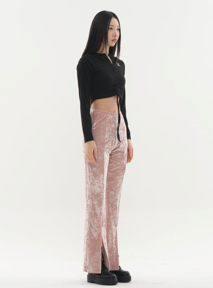 Velvet Bootcut Pants #Original Kpop #121682