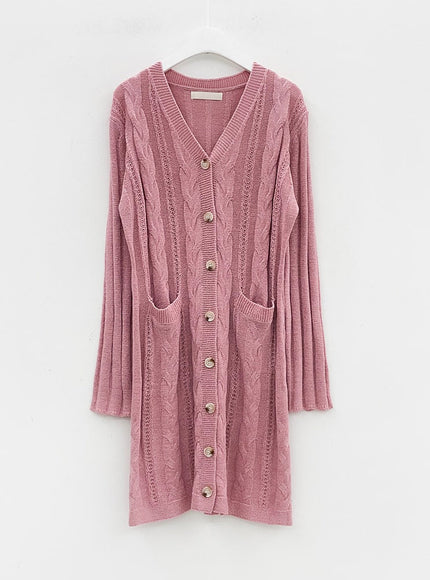 Knitted Knee Length Dress