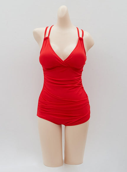 Double Banded One-Piece Swimsuit IJ13