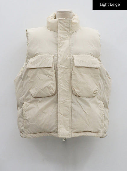 Pocket Puffer Waistcoat Unisex CN01
