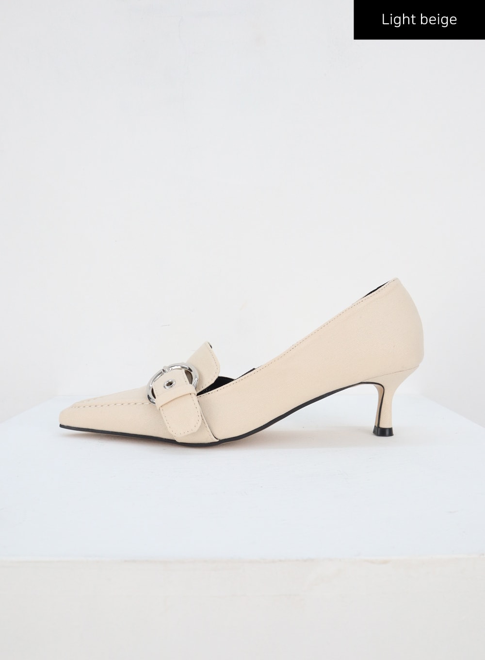 Pointed Toe Buckle Heels CA321