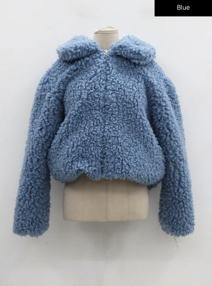 Faux Fur Cropped Jacket CJ304