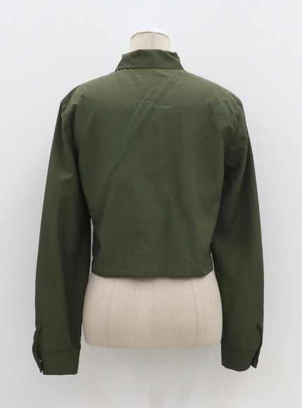 Cropped Zip-Up Jacket CM329