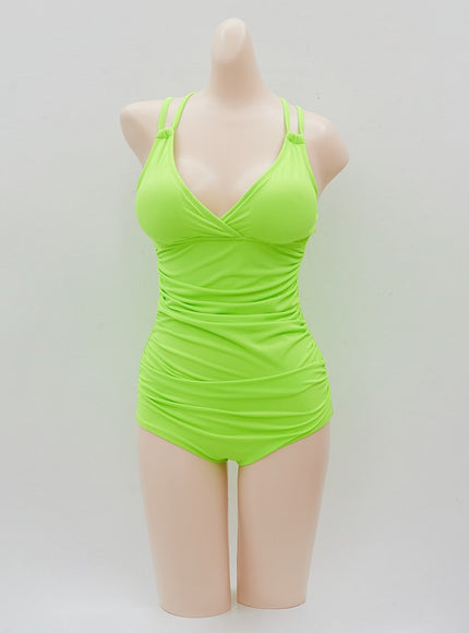 Double Banded One-Piece Swimsuit IJ13