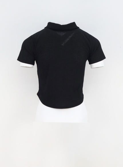 Snap Button Tee CA319
