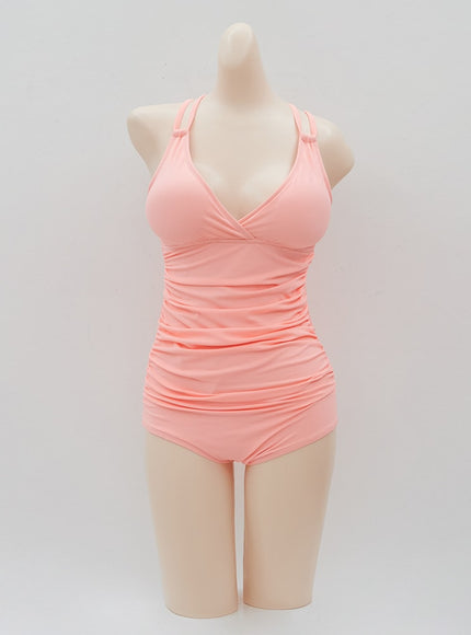 Double Banded One-Piece Swimsuit IJ13