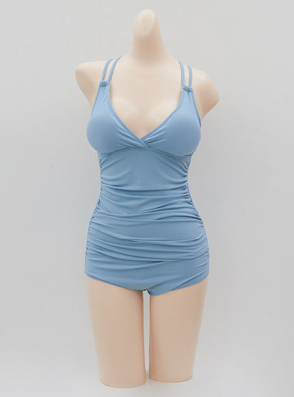 Double Banded One-Piece Swimsuit IJ13