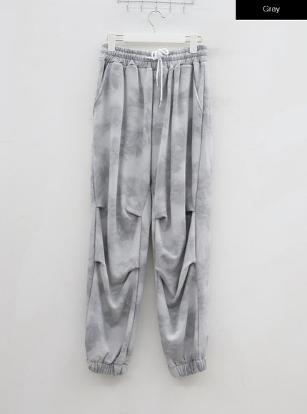 Mixed Color Baggy Track Pants BJ319