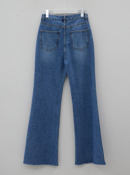 Extra Long Boot-cut Denim Pants CJ03