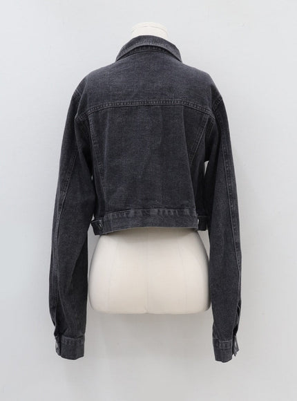 Cropped Denim Jacket CM28