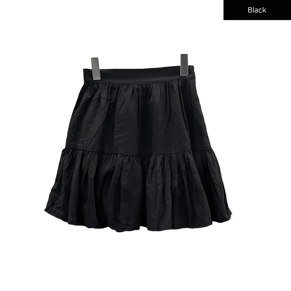 Tiered Mini Skirt J19