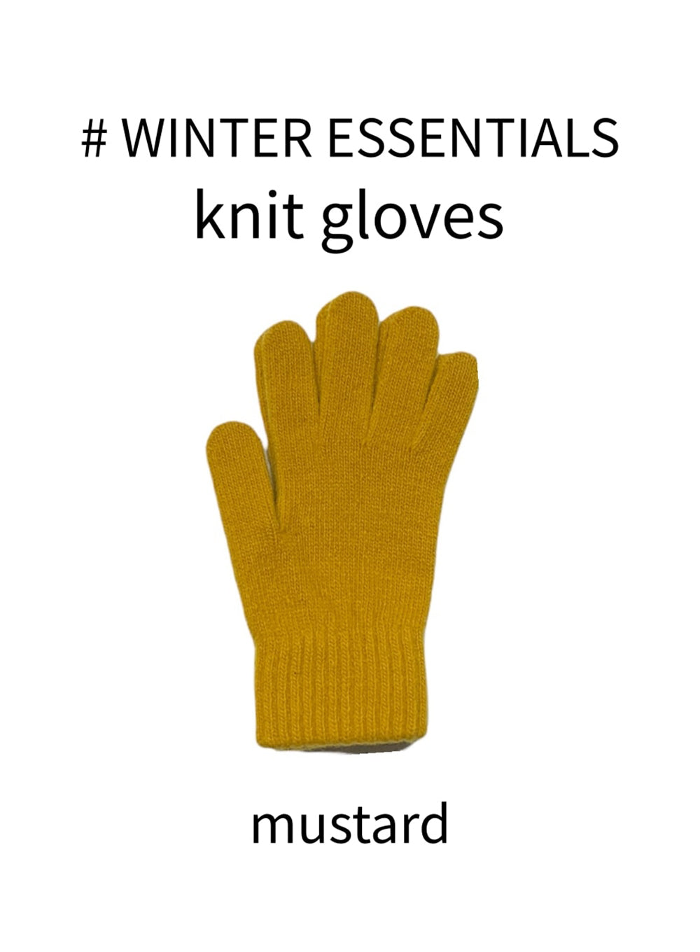 Knit Gloves #1105G9